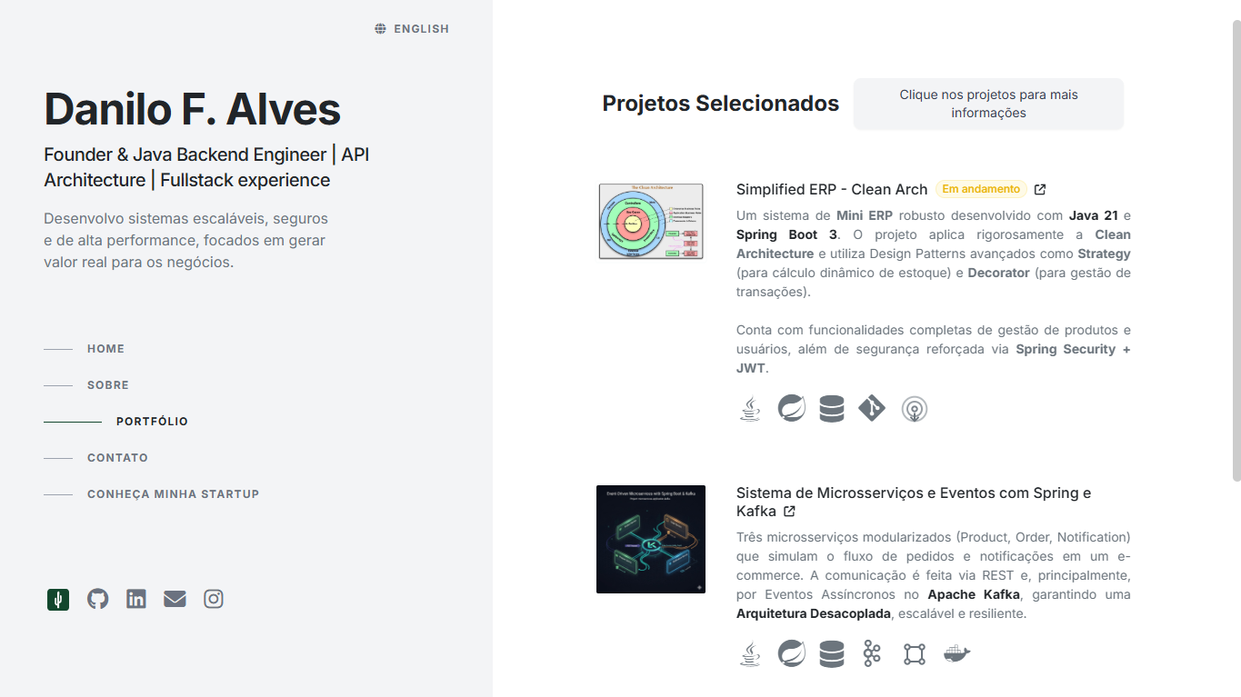 Portfólio Danilo Alves