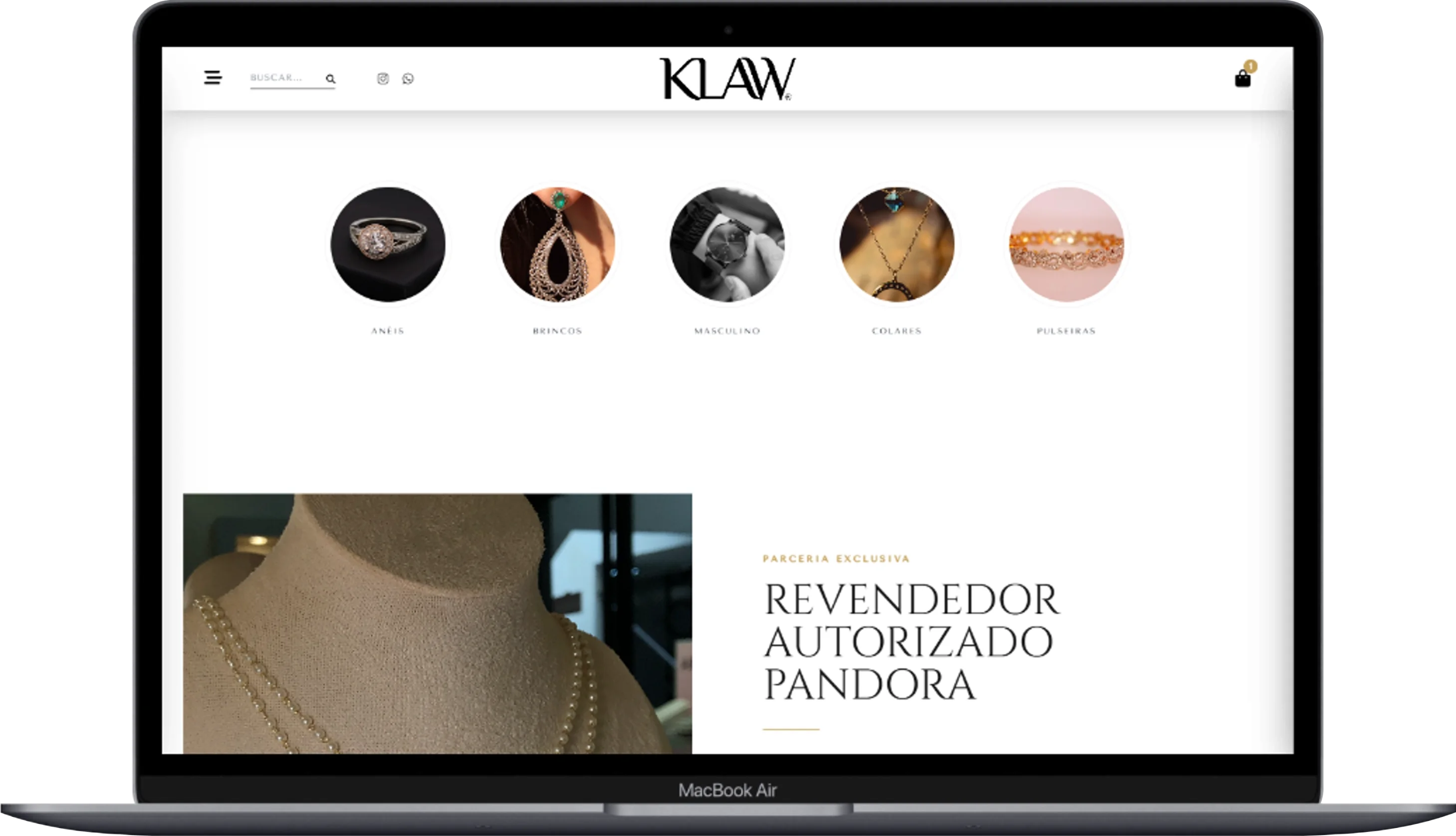 Klaw Joias - Site Institucional